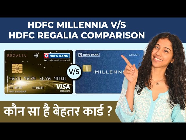 HDFC Millennia vs HDFC Regalia card I Which is a better card after changes? Comparison Video