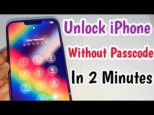 How To Unlock iPhone In 2 Minutes Without Passcode | Unlock iPhone Forgot Passcode