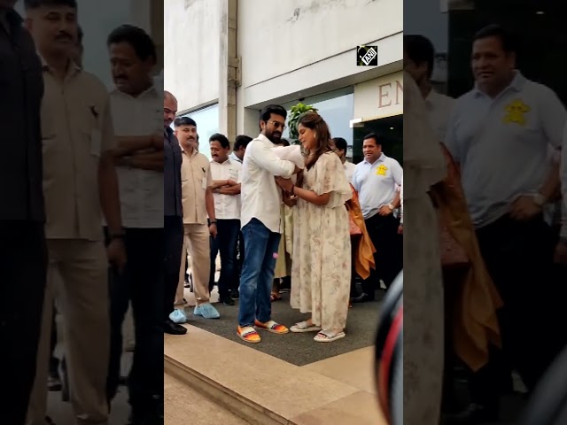 Ram Charan, Upasana make their first public appearance after becoming parents