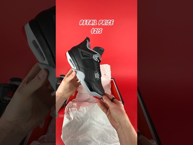 Unboxing the Air Jordan 4 Bred Reimagined 🔴⚫️