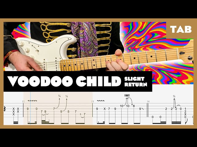 Jimi Hendrix - Voodoo Child (Slight Return) - Guitar Tab | Lesson | Cover | Tutorial