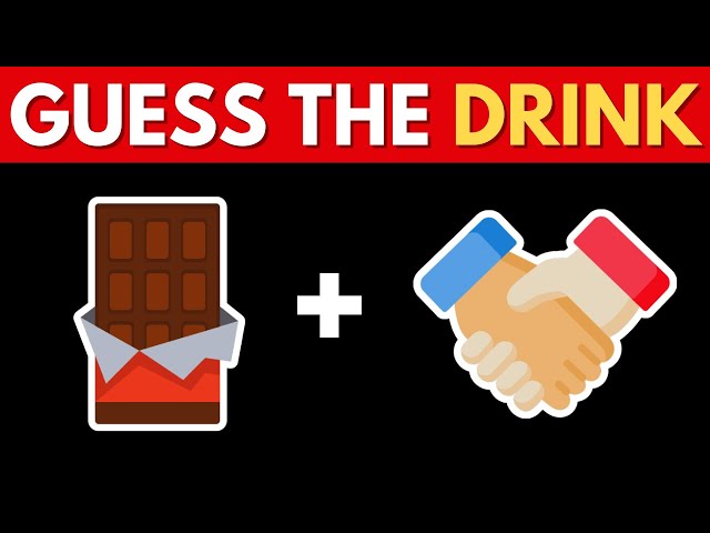 🍹Can You Guess The Drink By Emoji? | Drink Emoji Quiz! 🤔🥤