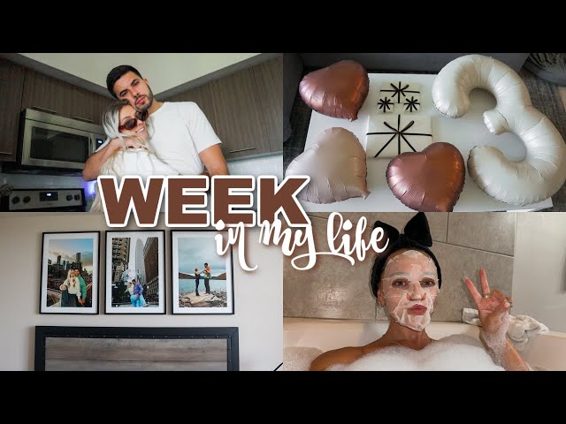 WEEK IN MY LIFE: trying to get out of a rut, new apartment decor, + our anniversary