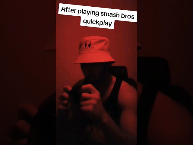 Smash bros online be like 💀#smashbros #elitesmash #Luigi #Kirby