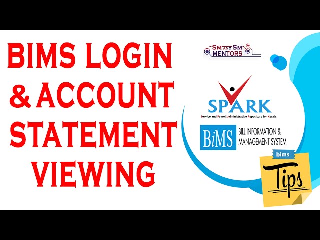 BIMS Login and Account Statement Viewing | BIMS Tutorial