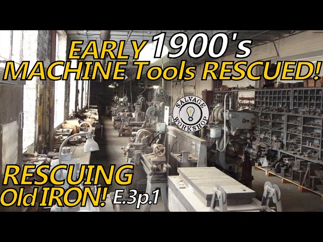 Forgotten Tool Makers Machine Shop ~ RESCUING OLD IRON ~ Episode 3 P1 ~ Lathes & Drill Presses