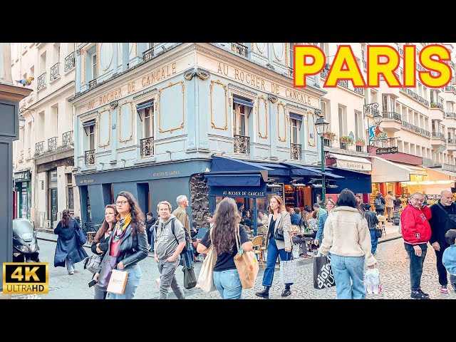 Paris, France 🇫🇷 - Paris City Center, April 2024 | Paris Walk 4K  (▶1hour)