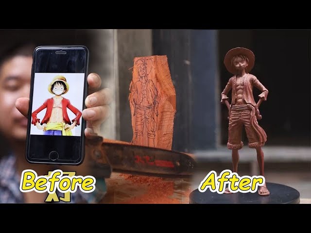Master Wood Carving Skill and Techniques, Fastest Wood Carving Skills With Chainsaw #2