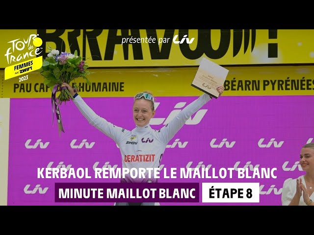 Liv White Jersey Minute - Stage 8 - Tour de France Femmes avec Zwift 2023