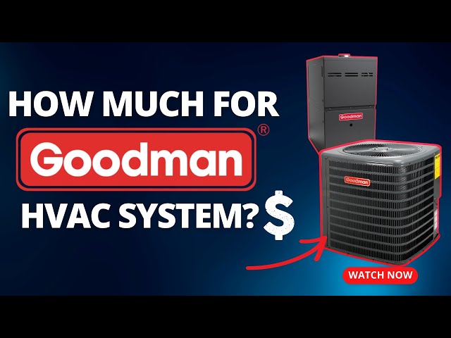 How Much Does a Goodman HVAC System Cost
