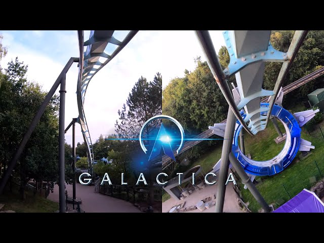 Galactica [4K] Multi-Angle On Ride POV - Alton Towers Resort