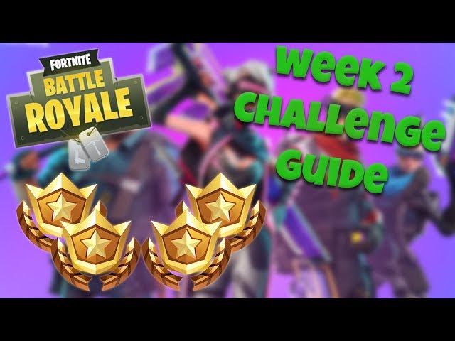 HOW TO COMPLETE ALL WEEK 2 CHALLENGES – SEASON 4 | FORTNITE BATTLE ROYALE TIPS/TUTORIALS