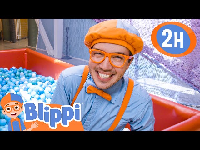 Blippi Has a Fun Day at the Children's Museum | 2 HOURS OF BLIPPI TOYS | Educational Videos for Kids