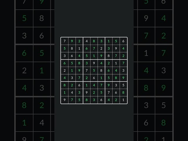 Sudoku AI - faster than any human! #Shorts