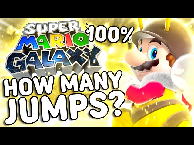 How Many Jumps Does it Take to 100% Complete Super Mario Galaxy?