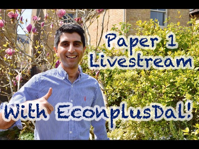 Paper 1 Live Stream with EconplusDal! Let's ACE Paper 1!!!