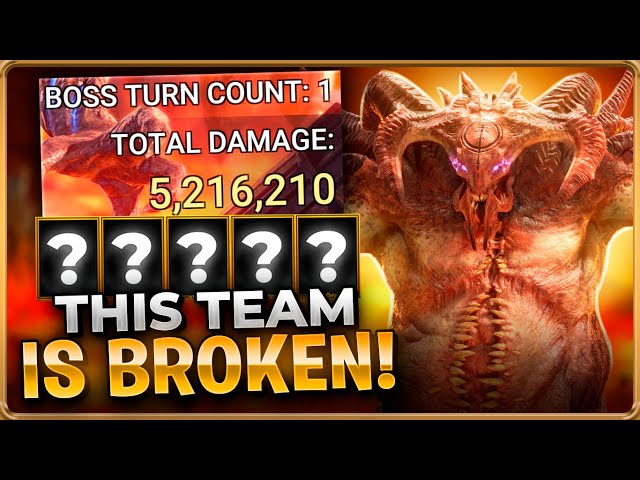 ONE KEY In Minutes!! This Clan Boss Team Is Pure Chaos And Yet So Strong! Raid Shadow Legends