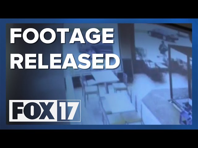 FOX 17 obtains surveillance video showing unmarked police car hit man running from arrest