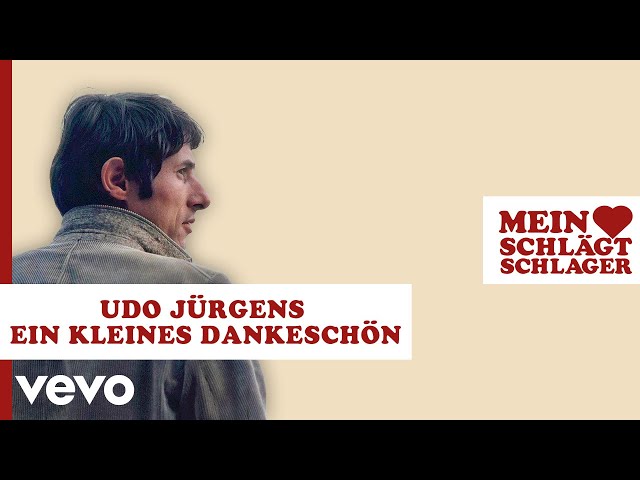 Udo Jürgens - Ein kleines Dankeschön (Lyric Video)