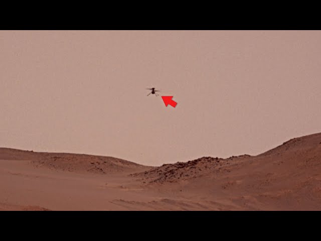 NEW RECORD! Video of Ingenuity's 20 meters altitude flight 59 on Mars