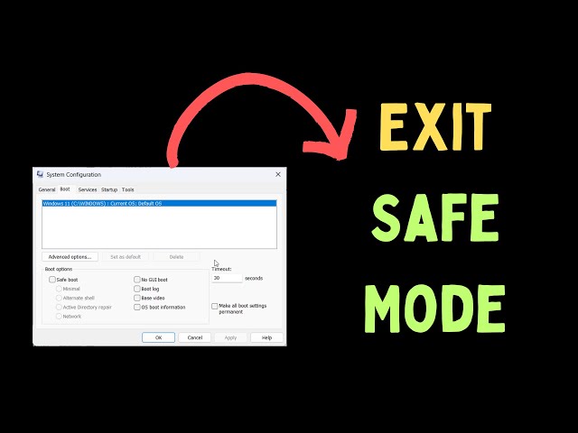 How to Exit Safe Mode on Windows 11