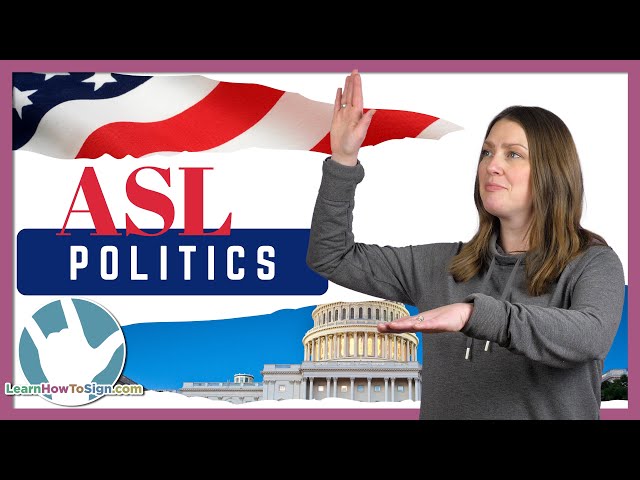 Government and Political Signs | ASL for Beginners | Public Service Pt. 6