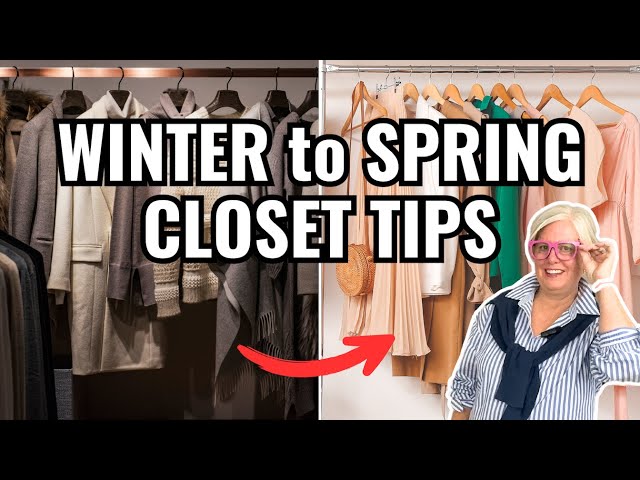 7 EASY TIPS: WINTER to SPRING CLOSET CLEANOUT!