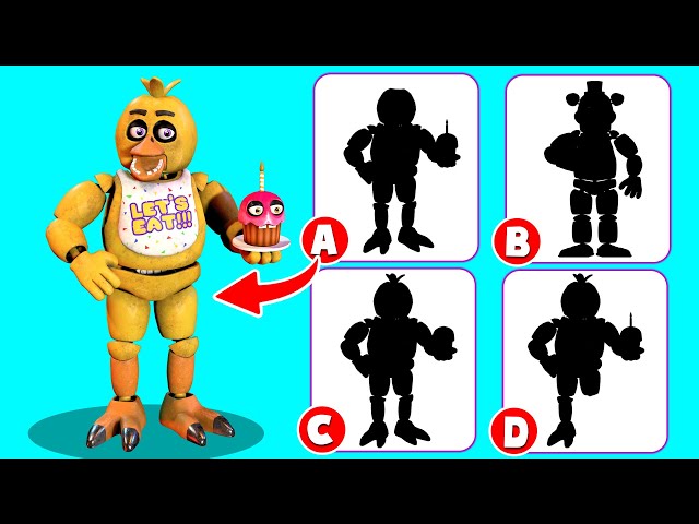 GUESS THE CHARACTER BY THE SHADOW🔫 FNAF, MARIO, SONIC BOOM, Wednesday.... Movie Quiz