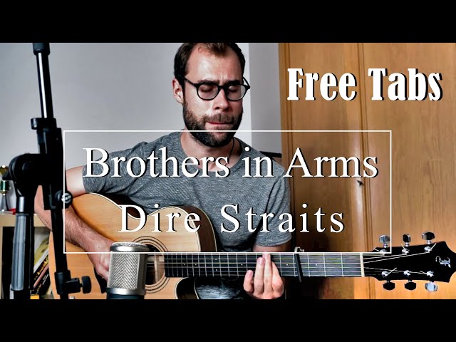 Brothers in Arms - Dire Straits | Fingerstyle Guitar Cover | Free Tabs | Severin Gomboc
