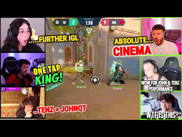 Valorant Streamers Reacts to SEN Tenz & SEN Johnqt Shows Absolute Cinema Performance in VCT Champion