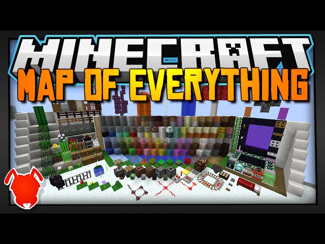 Minecraft | A MAP OF EVERYTHING! | Block / Item Showcase Map!