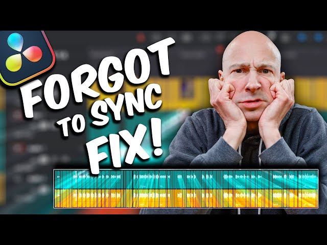 Don't Panic When You Forget To Sync External Audio! 😲 QUICK TIP TUESDAY To Rescue Your Edit!