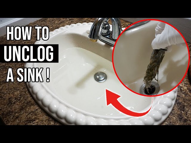 How To Unclog A Sink Fast and Easy!