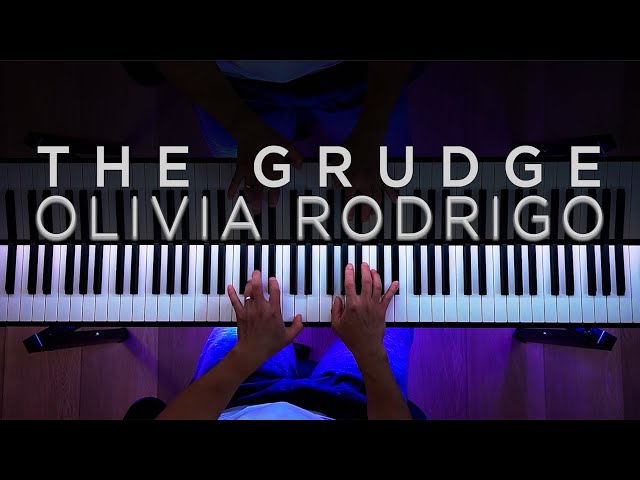 the grudge - Olivia Rodrigo (PIANO COVER)