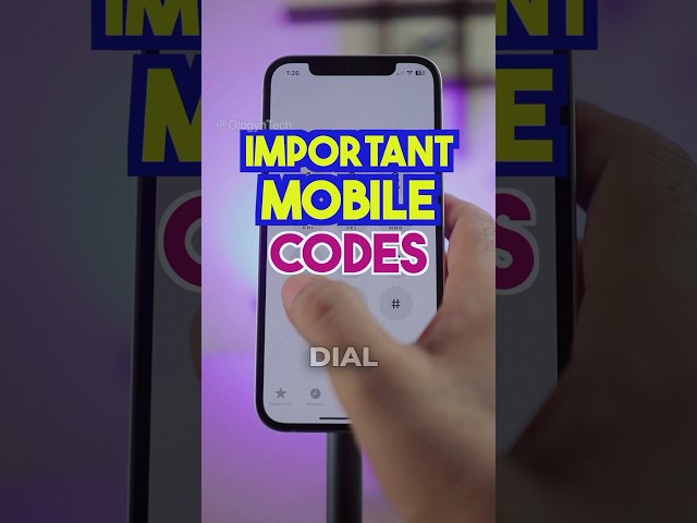 2 Important Codes for All Mobile Users #shorts