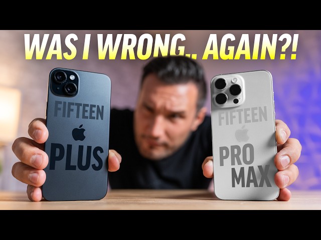 iPhone 15 Plus vs 15 Pro Max - REAL Differences after 1 week!