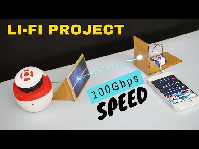 Li-Fi project | How to transmit data with light | Best School science project | Indian LifeHacker