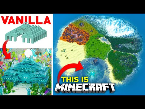 Transforming EVERY Biome In Minecraft - THE ULTIMATE SURVIVAL WORLD!