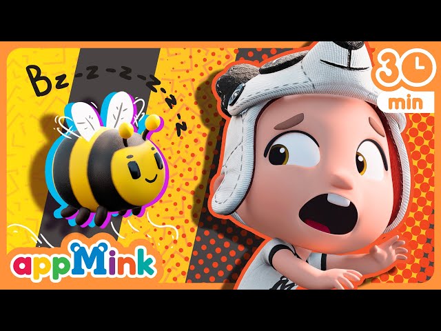 🌼🎶 Busy Bee Buzz🐝 Little Friends Adventures! 🌈🌳 #appmink #nurseryrhymes #kidssong #cartoon