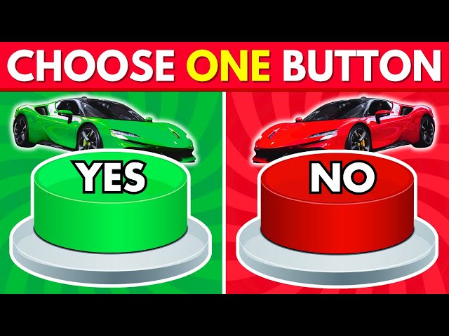 Choose One Button! 🟢🔴 YES or NO Futuristic Luxury Edition 💎