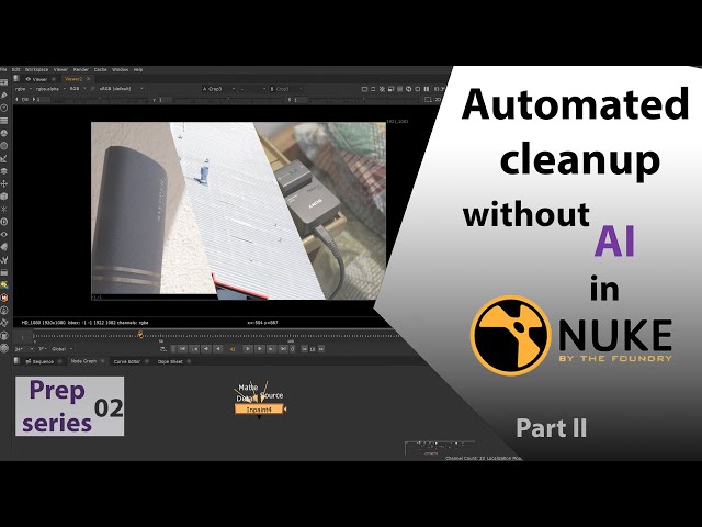 Nuke : Mastering Automated Cleanup with Inpaint”