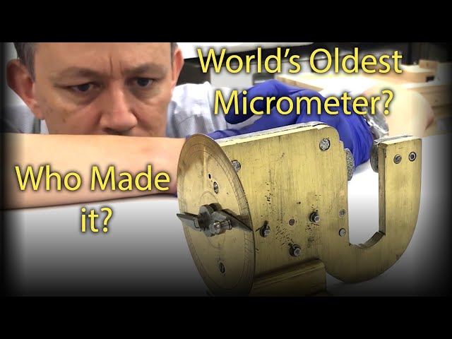 World's Oldest Micrometer - 1776! Who made this thing??