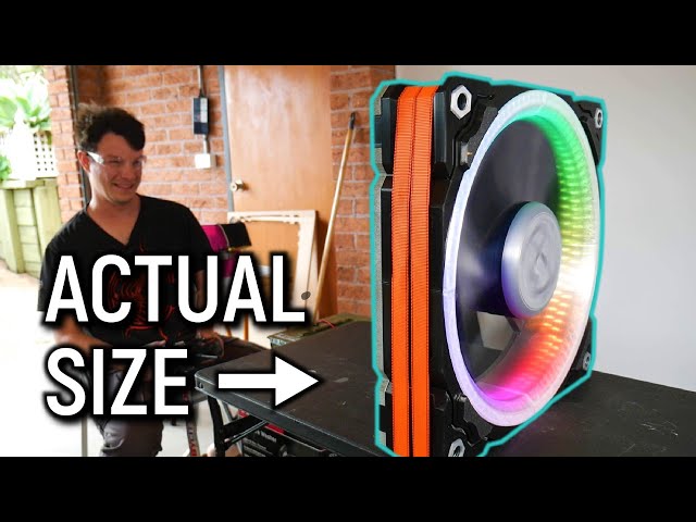 This RGB Fan is LARGER than your PC (and I broke it...)