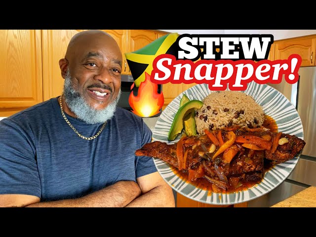 How to make Brown Stew Snapper! (FISH) | Deddy's Kitchen
