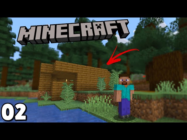 I DIED after Building my First base! Now I am LOST in Minecraft // Part 2