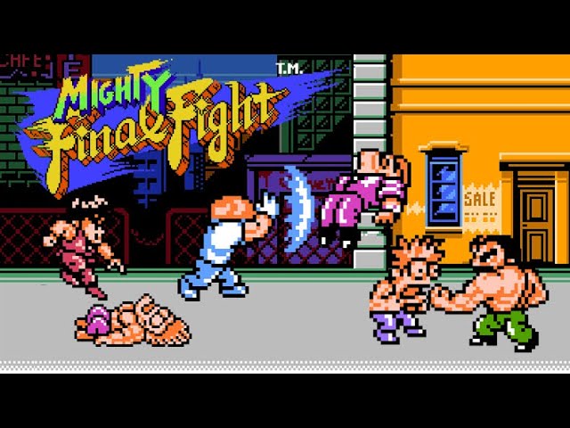 Mighty Final Fight / マイティ ファイナルファイト (1993) NES [TAS]