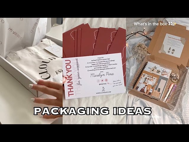 PACKAGING IDEAS FOR SMALL BUSINESS ORDERS | Sustainable & Cheap