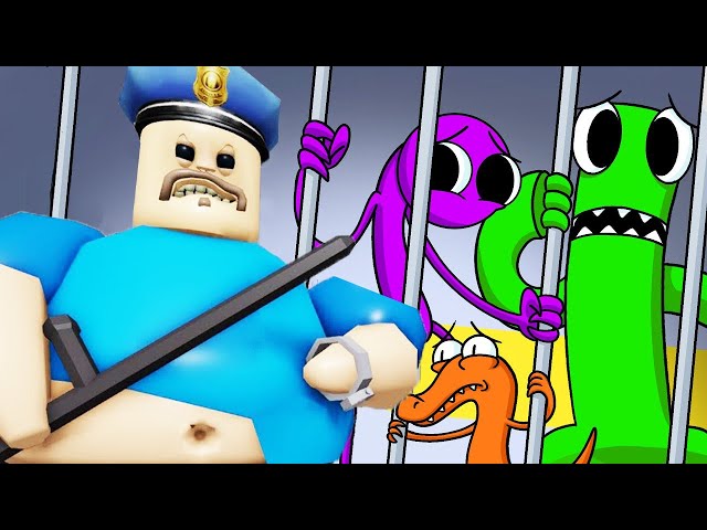 RAINBOW FRIENDS are TRAPPED in BARRY's PRISON?! ROBLOX Cartoon (Gavin's Reaction)