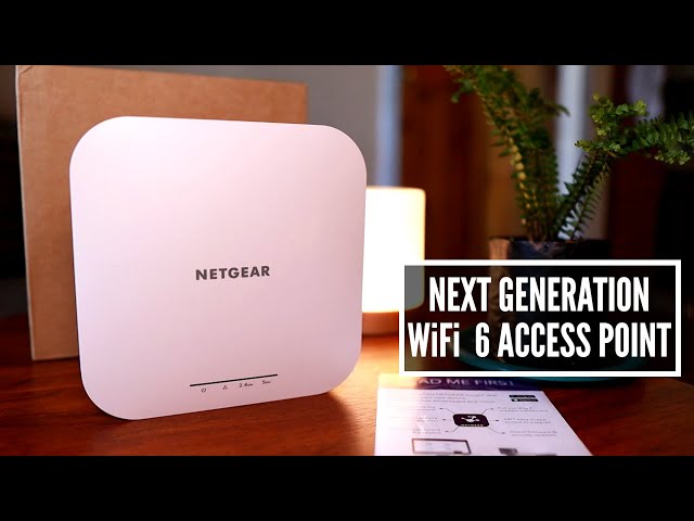 Next Generation WiFi 6 Access Point NETGEAR WAX610
