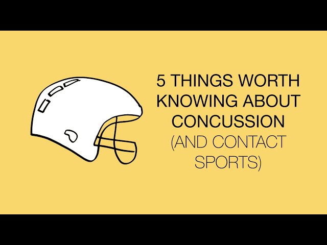 What are the risks of concussion in contact sports?